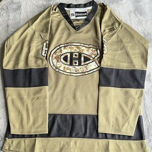 Reebok Montreal Canadiens Veterans Day Weber jersey
